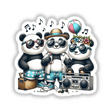 Panda Beach Party Sunglasses Boombox