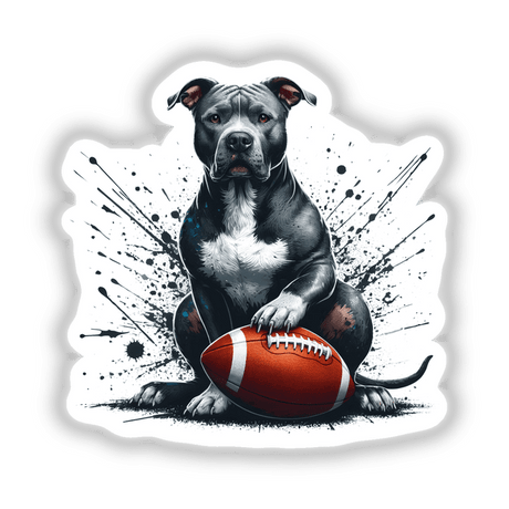 Are you Ready for Some Football Pitbull Dog