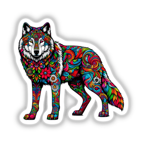 Psychedelic Wolf