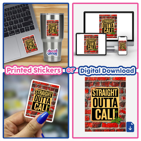 a set of four stickers with the words straight out a call on them