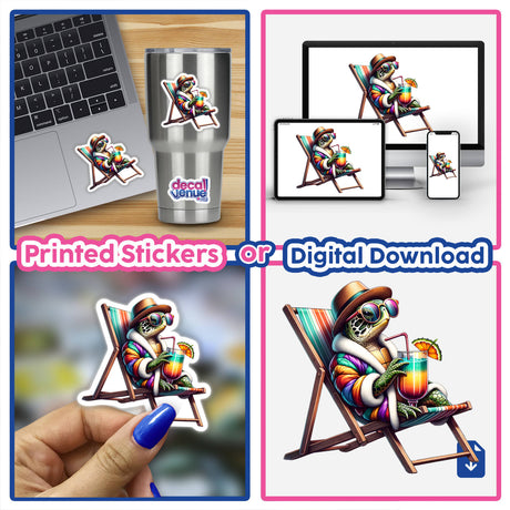 Turtle Sunbathing Beach Chair