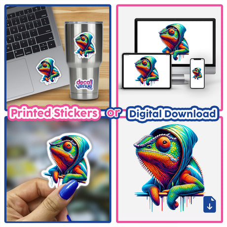 Chameleon Hoodie Urban Vibes