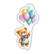 Teddy bear and balloons