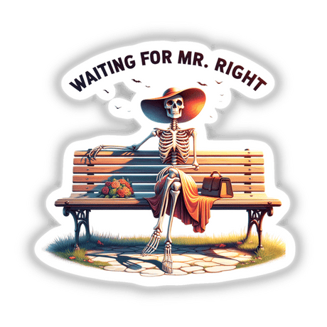 Skeleton Lady Waiting For Mr Right