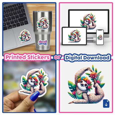 Yoga Sloth Zen Vibes Only