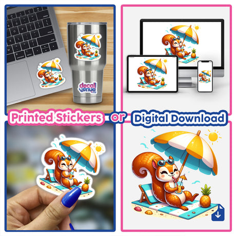 Squirrel Soaking Up The Sun