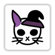 Swag Bunny: A playful cartoon illustration of a cat wearing a hat, available as unique stickers or digital artwork from Decal Venue. Perfect for adding charm to any surface or collection.
