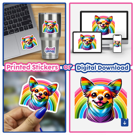 Chihuahua Dog Rainbow Pride