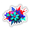 Colorful Spring Flowers design featuring vibrant floral arrangements, available as stickers or digital artwork, showcasing intricate details and creativity, perfect for enhancing your space with nature-inspired art.