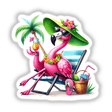 Sassy Beach Flamingo Bird