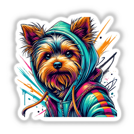 Yorkshire Terrier Hoodie Urban Vibes