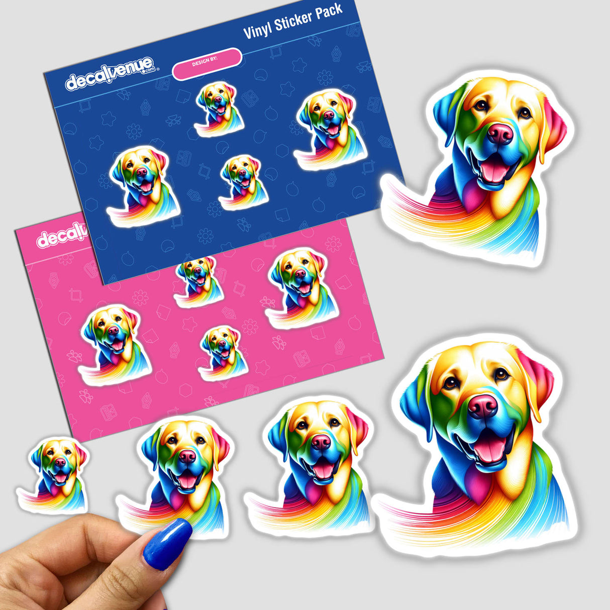 Rainbow Labrador Retriever Dog