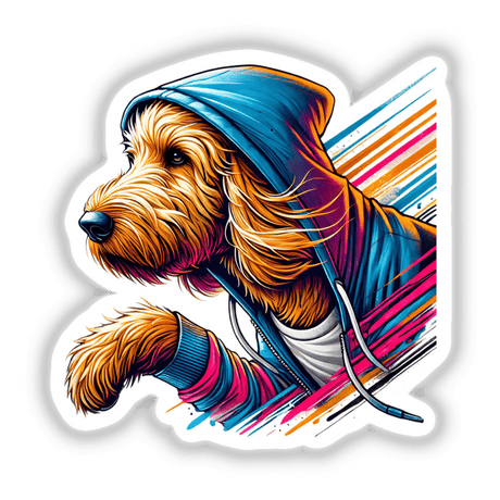 Goldendoodle Dog Hoodie Urban Vibes