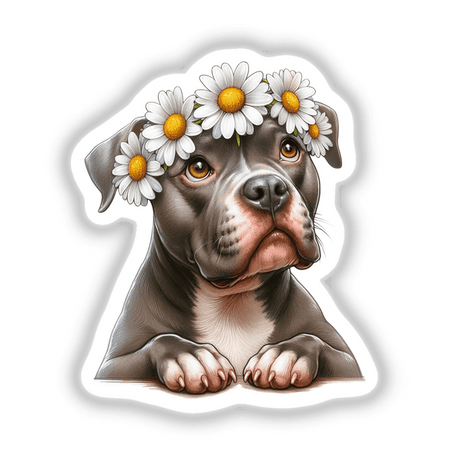 Praying Daisy Pitbull Dog