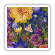 Close-up of flower petals from the digital artwork Autumn, available as stickers or digital prints.