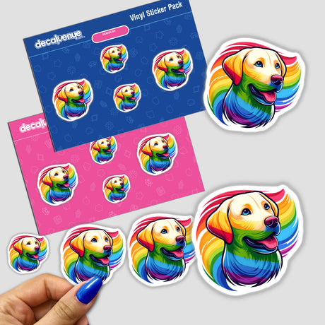 Labrador Retriever Dog Rainbow Pride