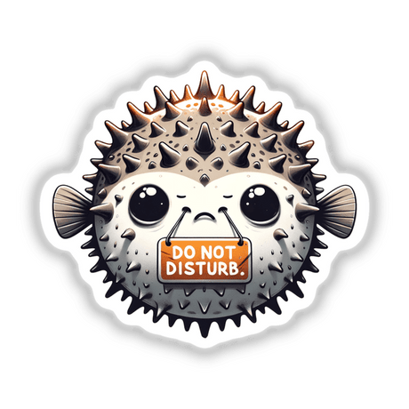 Pufferfish Do Not Disturb Sign