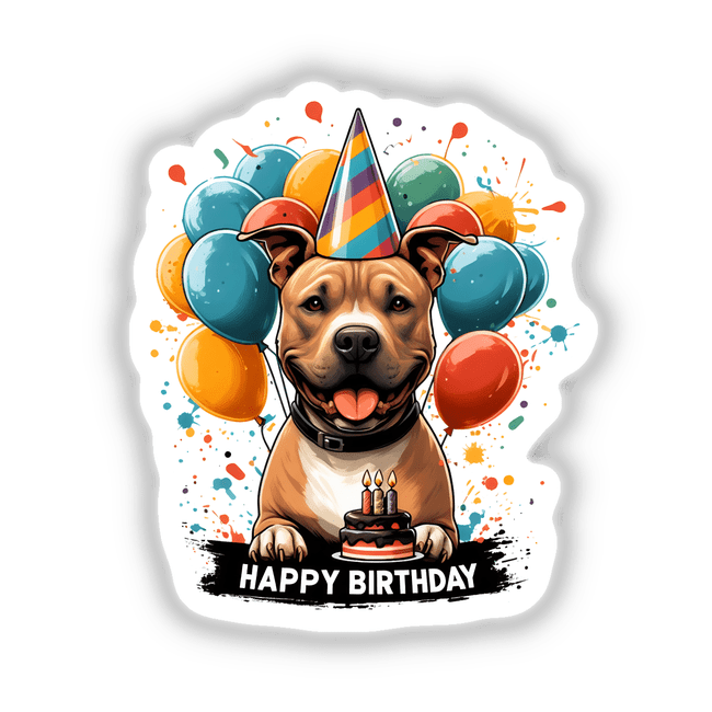 Happy Birthday Pitbull Dog