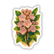 Connecticut State Flower Sticker or Clipart featuring Mountain Laurel Artwork, available as stickers or digital art with commercial rights from Decal Venue, known for unique vinyl stickers and digital art.