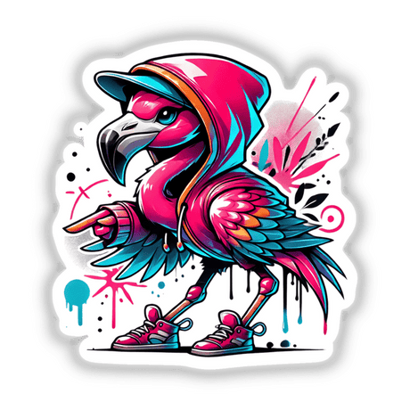 Flamingo Hoodie Urban Vibes