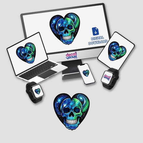 Celestial Heart Skull