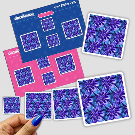 Lavender-ish Blue-ish Gradient Blur Mosaic Pattern ~ 3.24.24.9
