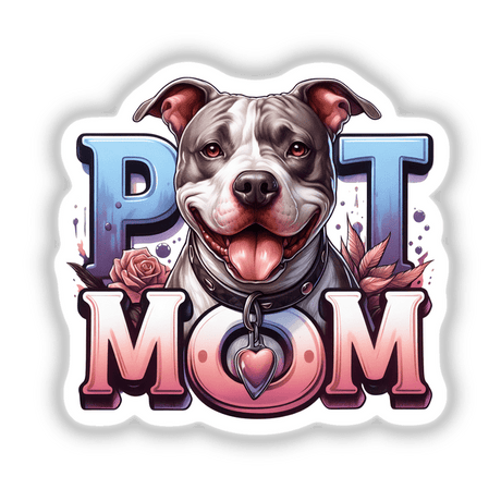 Pit Mom Happy Pitbull Dog