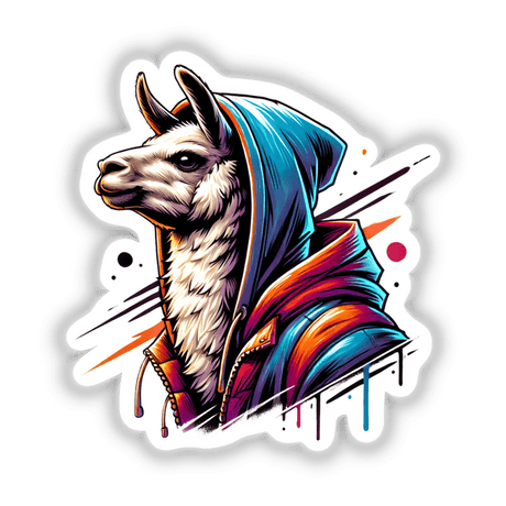 Llama Hoodie Urban Vibes