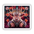 Baby Highland Cow Crown Flowers