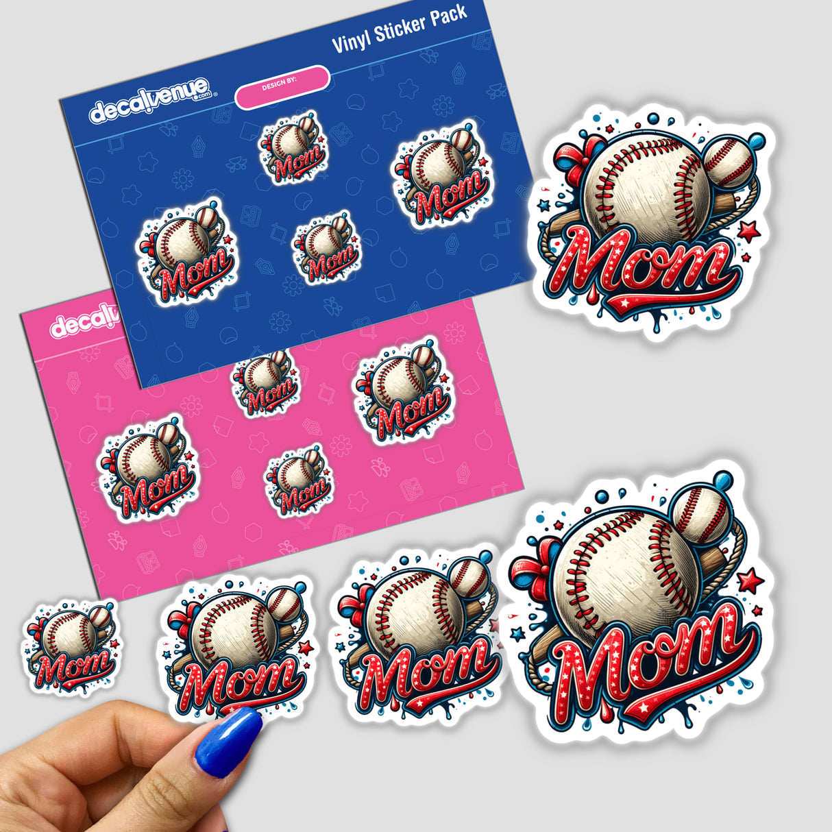 Baseball Mom Splatter