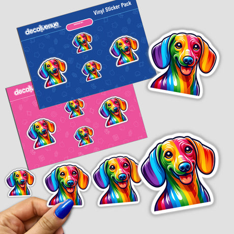 Dachshund Dog Rainbow Pride