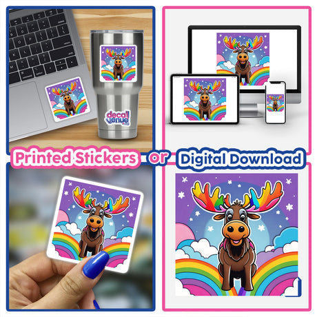 Rainbow moose