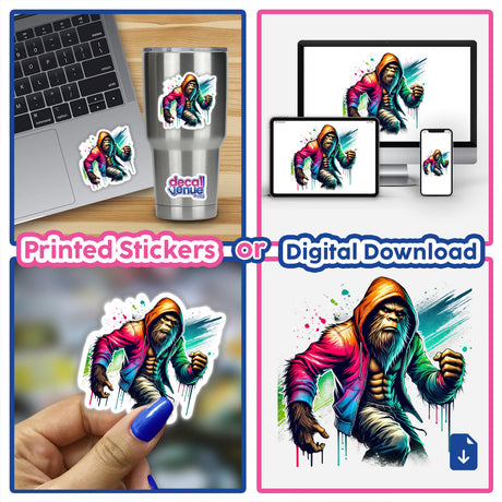 Sasquatch Hoodie Urban Vibes