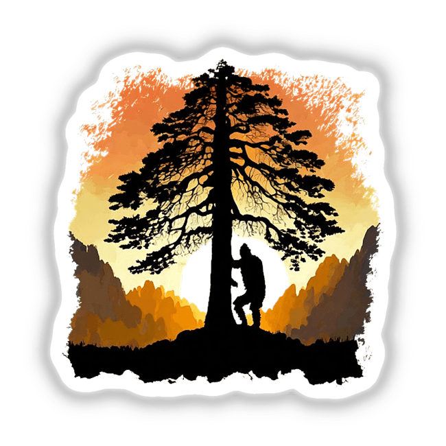 Sasquatch and tree