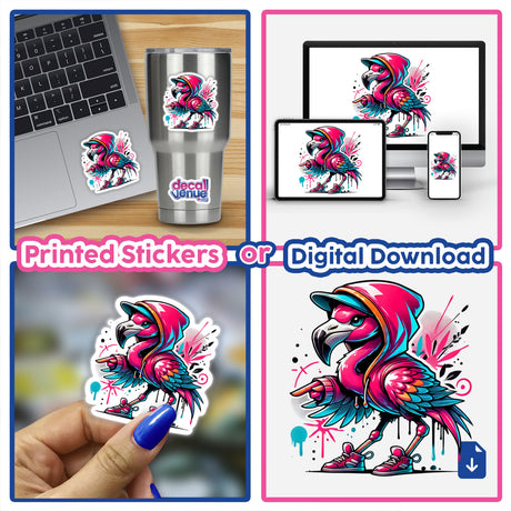 Flamingo Hoodie Urban Vibes