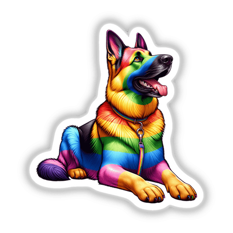 Rainbow German Shepherd Dog Pride