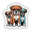 Boxer dogs
