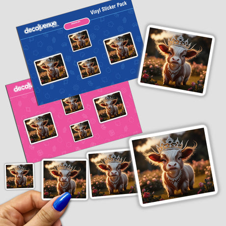 Baby Highland Cow Crown Roses