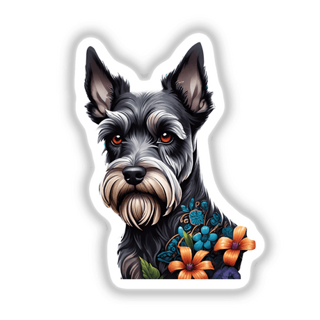 Schnauzer Dog Portrait PA77