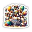 Duck Beach Party Sunglasses Boombox