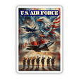Air Force 1 depicted as a unique design, available as vinyl stickers or digital artwork, showcasing Decal Venue's distinct style in creative decal products.