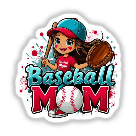 Baseball Mom Paint Splash