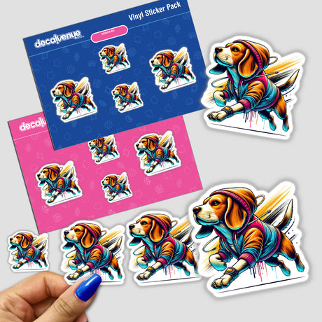 Beagle Dog Hoodie Urban Vibes