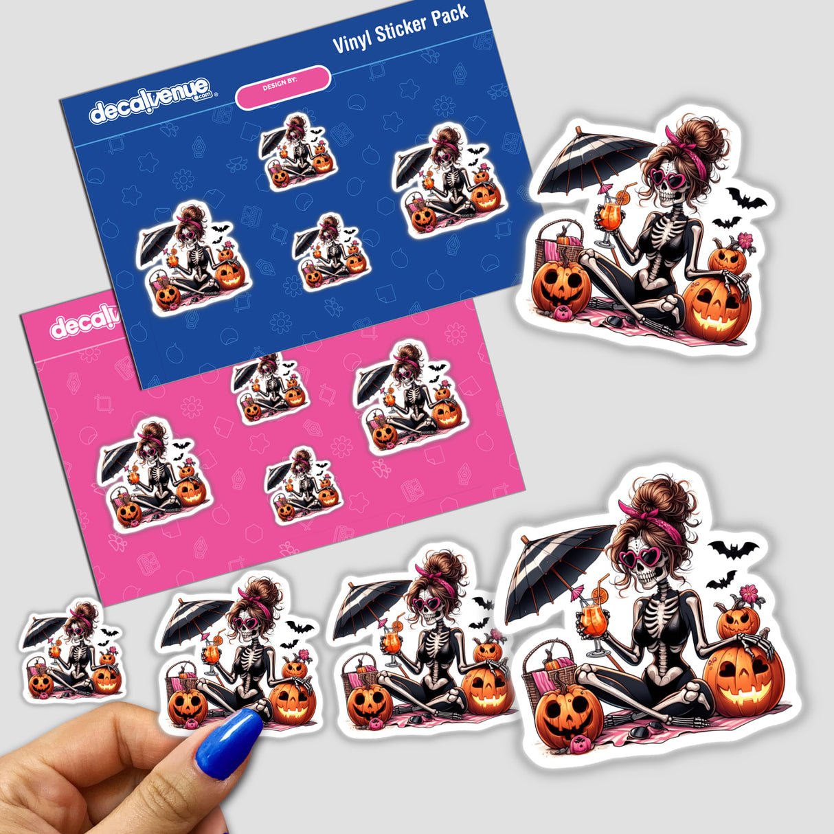 Halloween Spooky Skeleton Beach Girl II