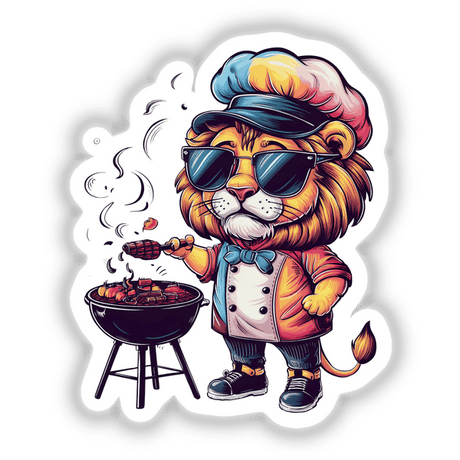 Lion Chef Cooking Barbeque