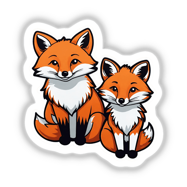 Cute foxes