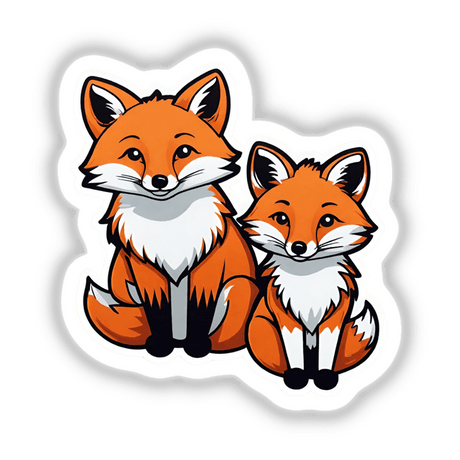 Cute foxes