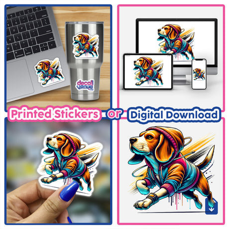 Beagle Dog Hoodie Urban Vibes