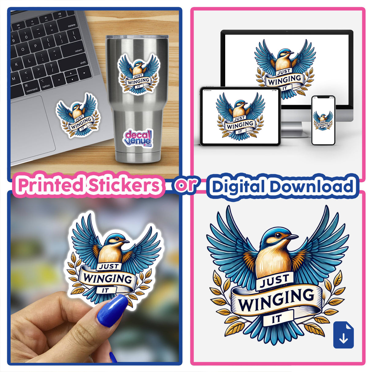 Bird Just Winging It