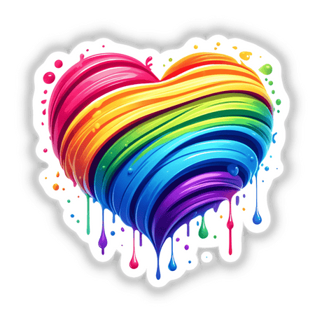 Pride Rainbow Heart